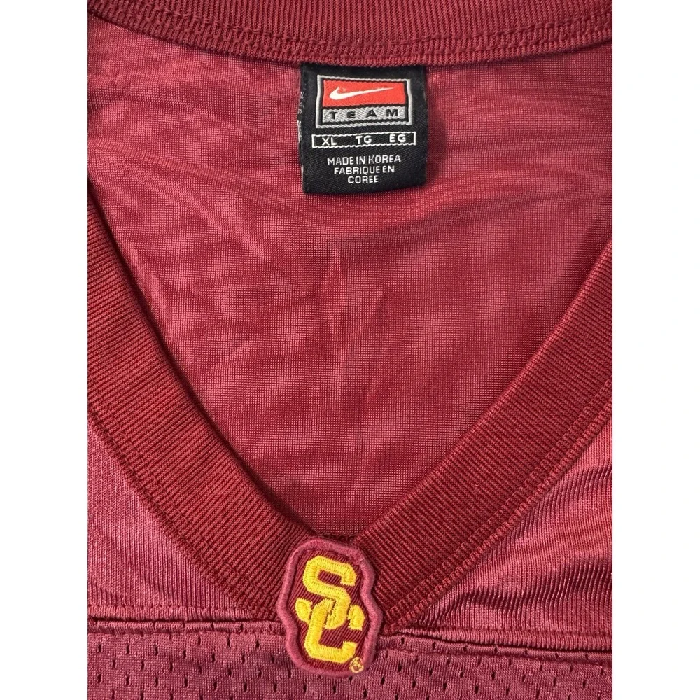 USC Trojans Nike Team Jeresy #8 XL NCAA Football Vintage Y2K Authentic Heavy Use